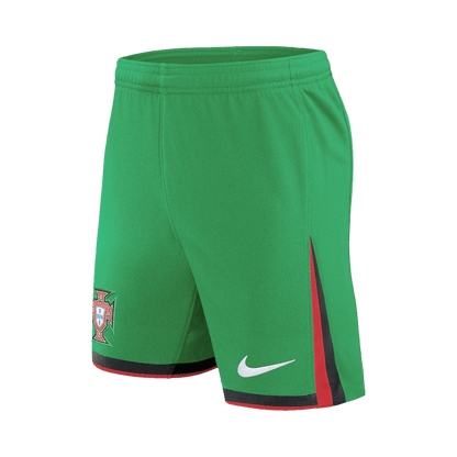 Portugal Home Soccer Shorts Euro