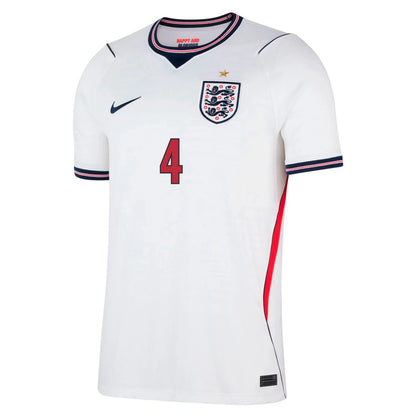 Rice #4 England Home 2026 World Cup Jersey