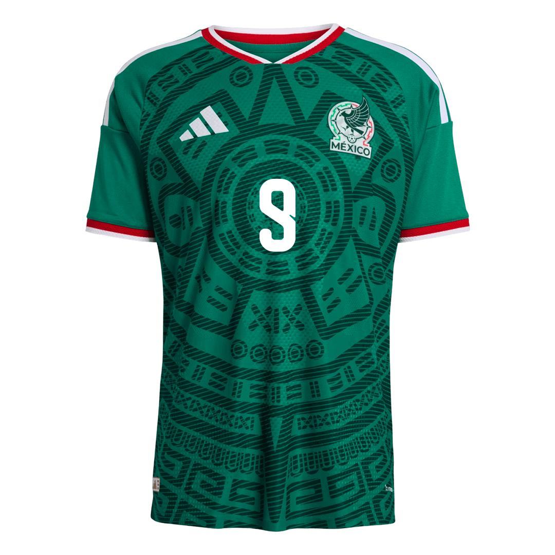 Raúl #9 Mexico Home Soccer Jersey 2026 Player Version