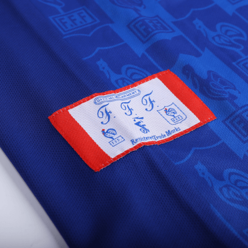 Retro France Home 1996 Euro Cup Jersey