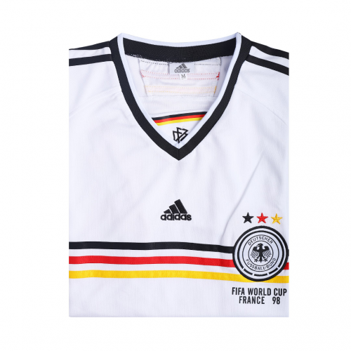 KLINSMANN #18 Retro Germany Home Jersey 1998