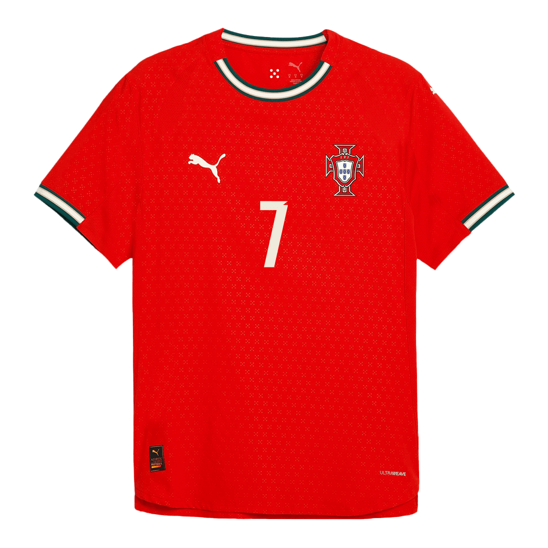 Authentic RONALDO #7 Portugal Home Soccer Jersey 2025