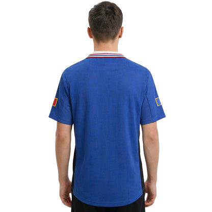Retro France Home 1996 Euro Cup Jersey