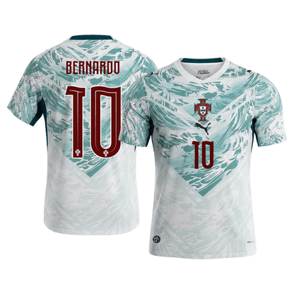 BERNARDO #10 Portugal Away Soccer Jersey 2026