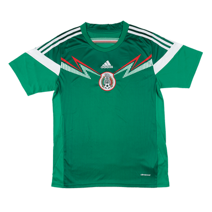 Retro 2014 Mexico Home Soccer Jersey