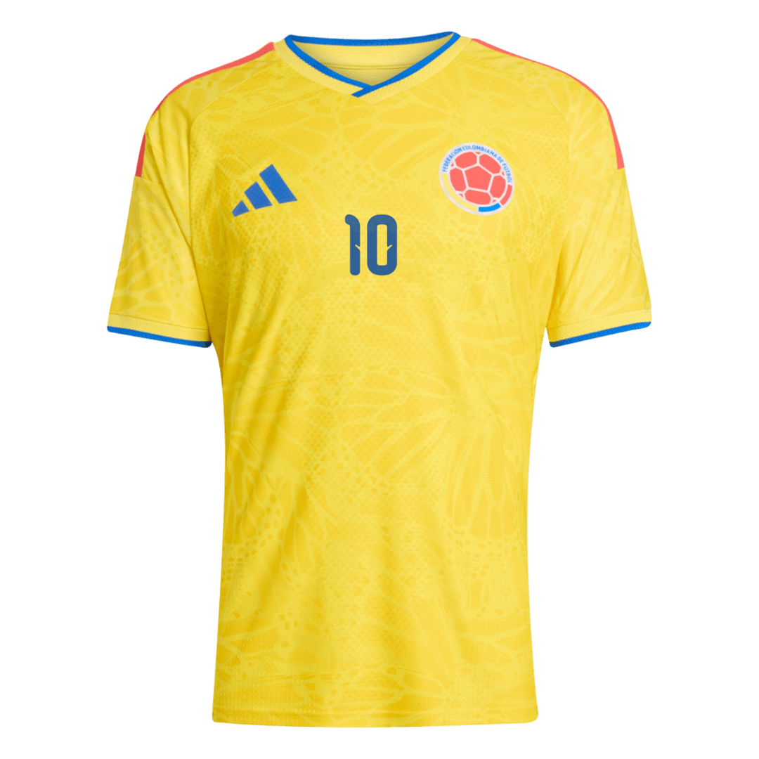 JAMES #10 Colombia Home Soccer Jersey 2026 Player Version