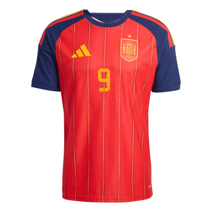 GAVI	 #9 Spain Home Soccer Jersey 2026 Player Version