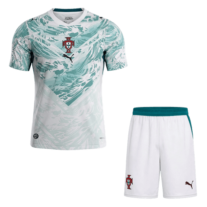 Portugal Away Soccer Jersey Kit(Jersey+Shorts) 2026