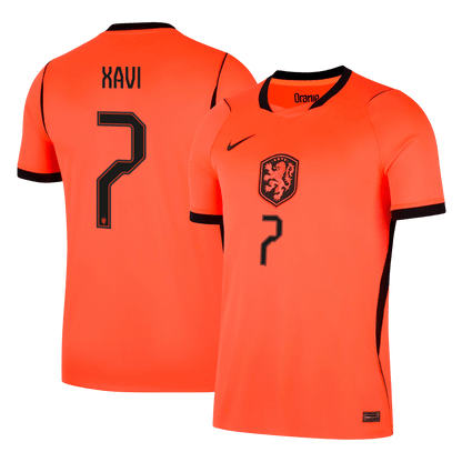 XAVI #7 Netherlands Home Soccer Jersey 2026
