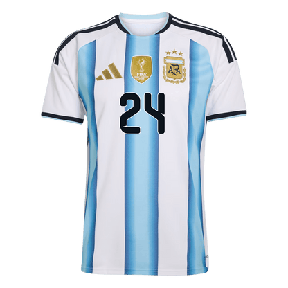 E. FERNÁNDEZ #24 Argentina Home Soccer Jersey 2026