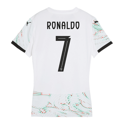 Women's RONALDO #7 Portugal Away Soccer Jersey 2025