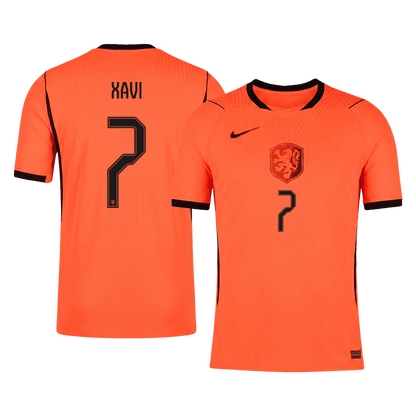 XAVI #7 Netherlands Home Soccer Jersey 2026 Player Version