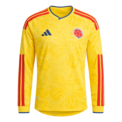 Colombia Home Long Sleeve Soccer Jersey 2026