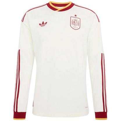 Spain Away Long Sleeve Soccer Jersey 2026