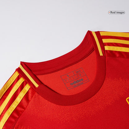Spain Home Soccer Jersey Euro