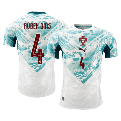RÚBEN DIAS #4 Portugal Away Soccer Jersey 2026 Player Version