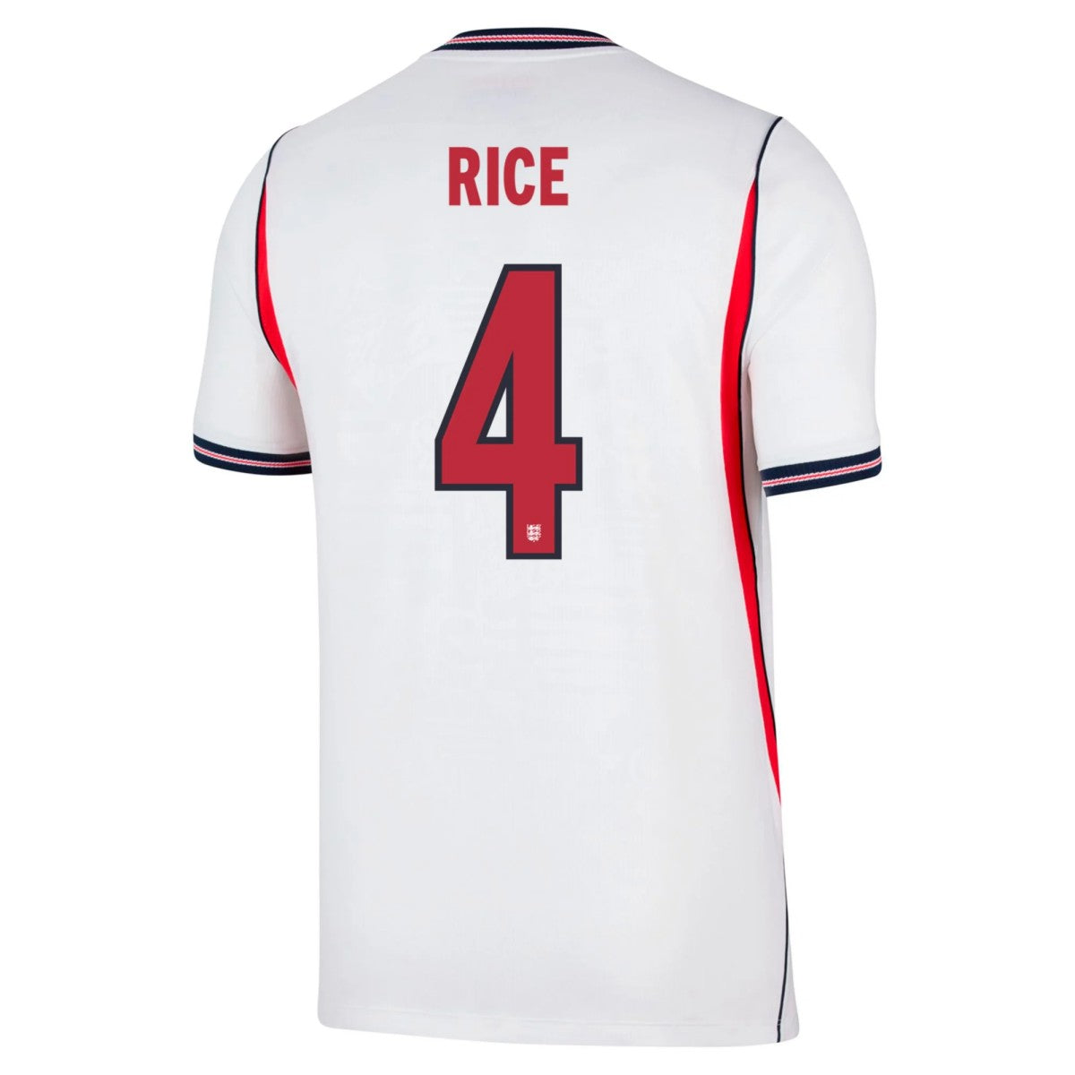 Rice #4 England Home 2026 World Cup Jersey