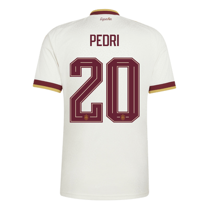 PEDRI #20 Spain Away Soccer Jersey 2026
