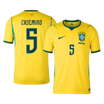 CASEMIRO #5 Brazil Home Soccer Jersey 2026