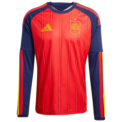 Spain Home Long Sleeve 2026 World Cup Jersey