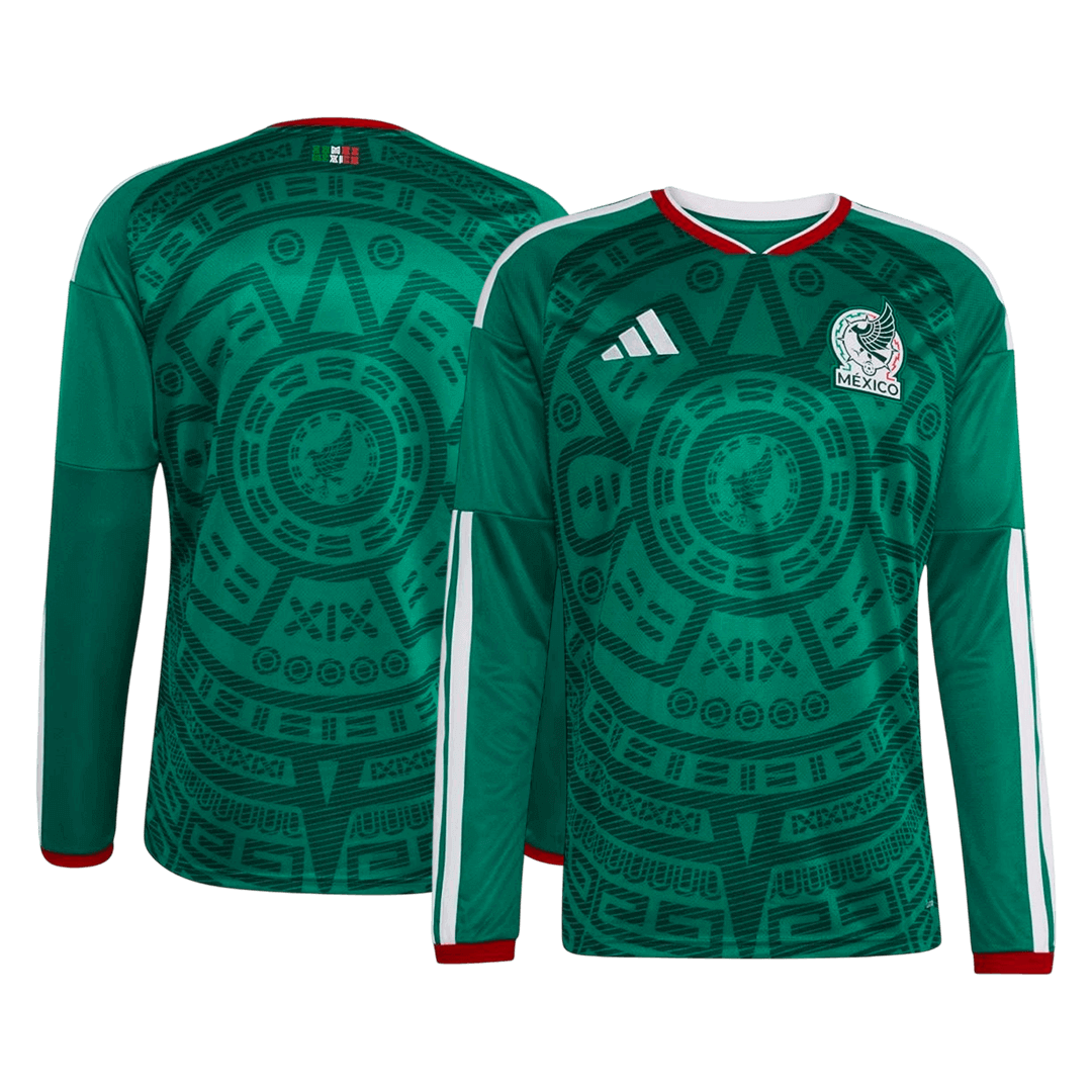 Mexico Home Long Sleeve Soccer Jersey 2026