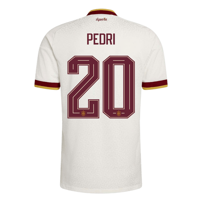 PEDRI #20 Spain Away Soccer Jersey 2026 Player Version
