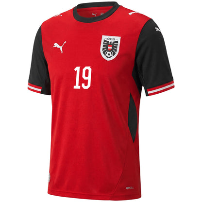 BAUMGARTNER #19 Austria Home 2026 World Cup Jersey