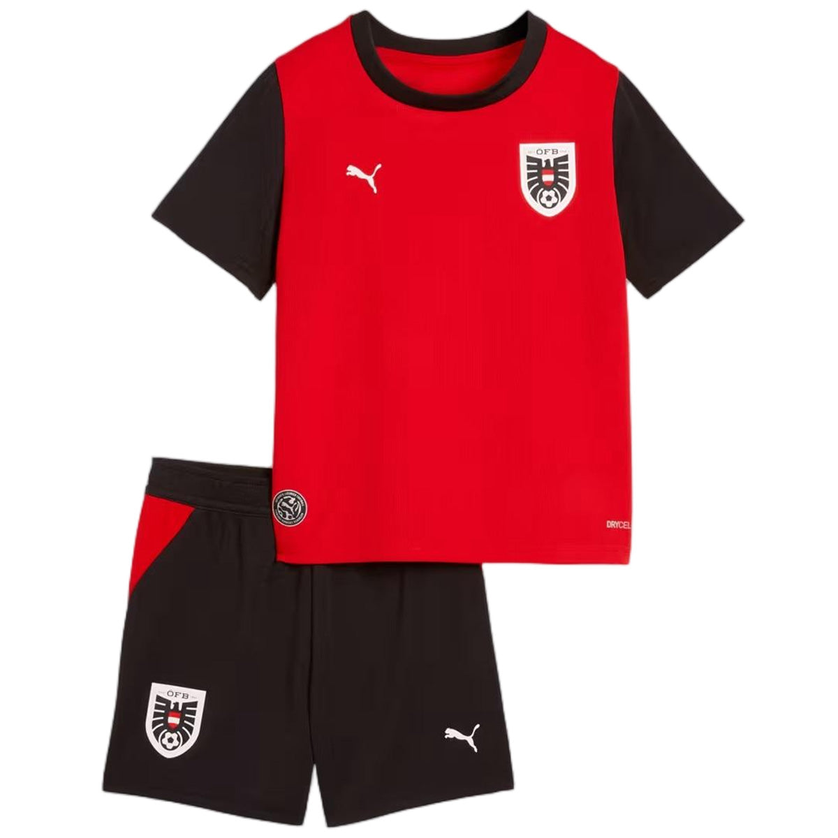 Kids Austria Home Soccer Kit 2026 World Cup Jersey