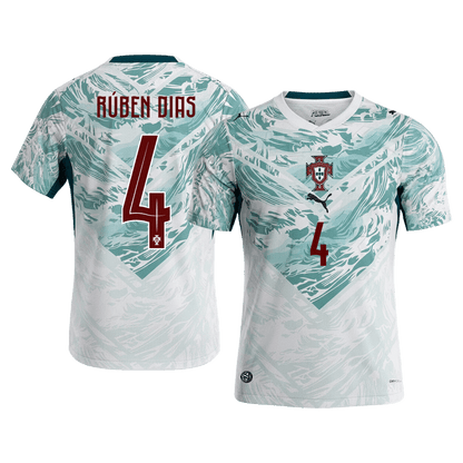 RÚBEN DIAS #4 Portugal Away Soccer Jersey 2026