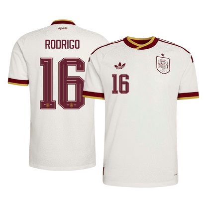 RODRIGO #16 Spain Away Soccer Jersey 2026 Player Version