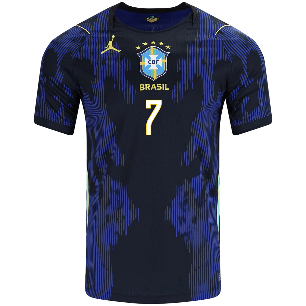 Vinicius Jr. #7 Brazil Away 2026 World Cup Jersey