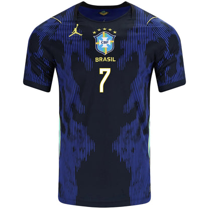 Vinicius Jr. #7 Brazil Away 2026 World Cup Jersey