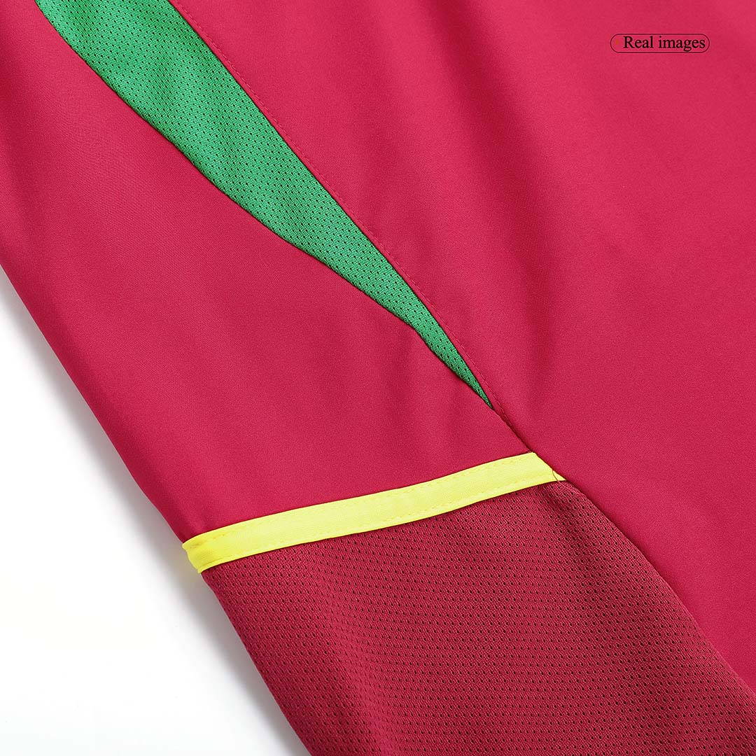 Figo #7 Retro Portugal Home Jersey World Cup 2002