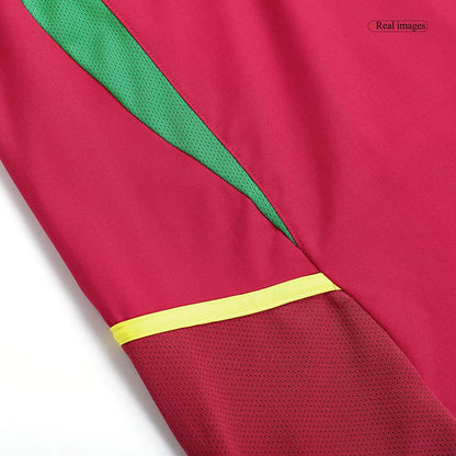 Figo #7 Retro Portugal Home Jersey World Cup 2002