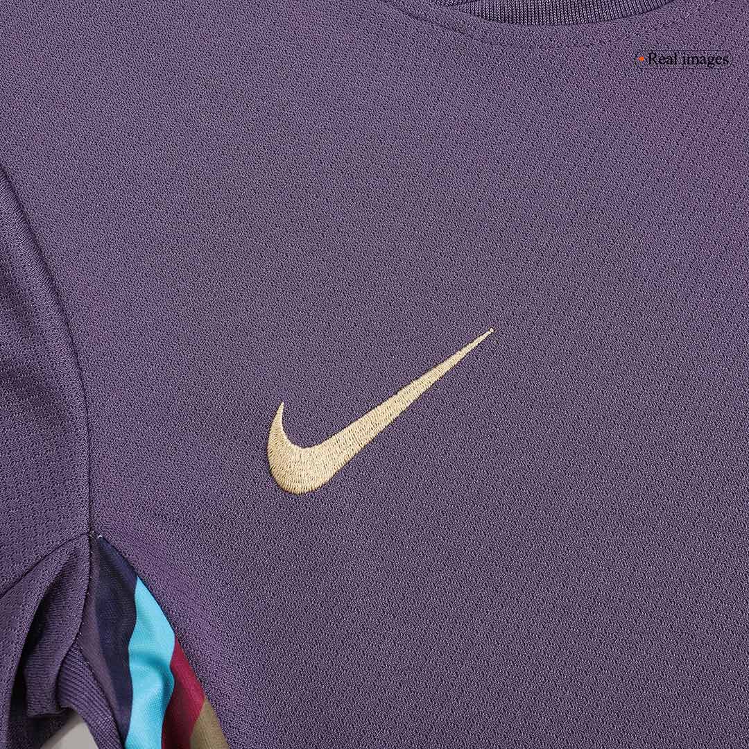 Kids England Away Soccer Kit 2024 Euro Cup Jersey