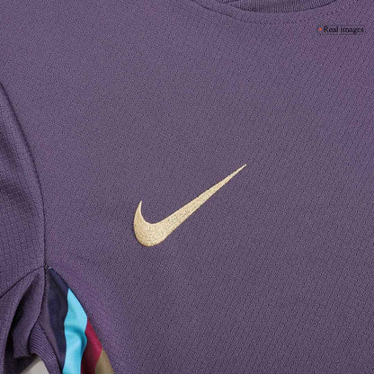 Kids England Away Soccer Kit 2024 Euro Cup Jersey