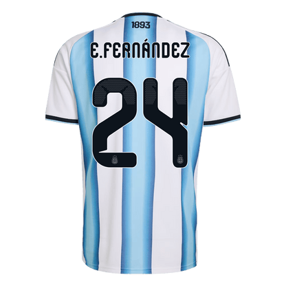 E. FERNÁNDEZ #24 Argentina Home Soccer Jersey 2026