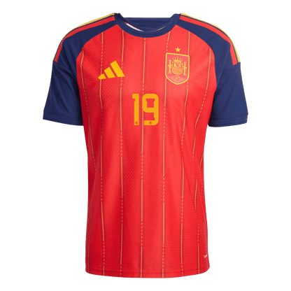 LAMINE YAMAL #19 Spain Home Soccer Jersey 2026 Player Version