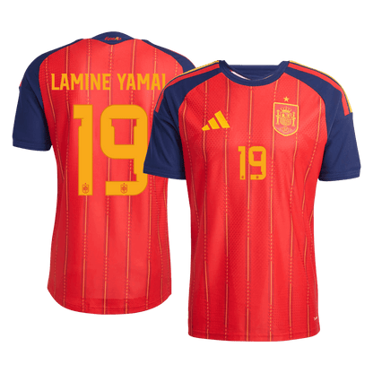 LAMINE YAMAL #19 Spain Home Soccer Jersey 2026 Player Version