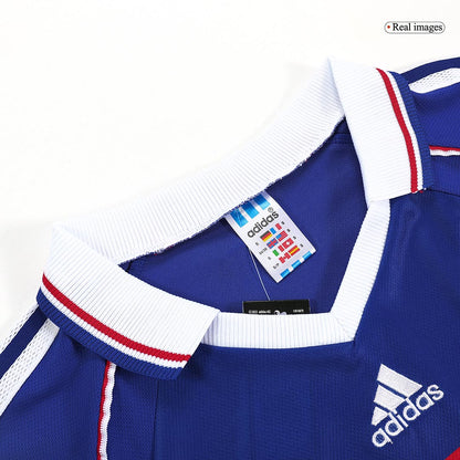 Retro HENRY #12 1998 France Home Soccer Jersey