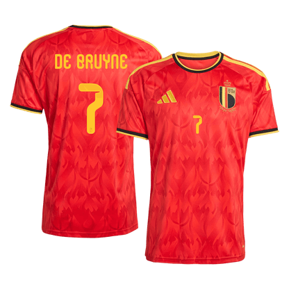 DE BRUYNE #7 Belgium Home Soccer Jersey 2026