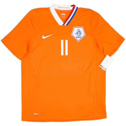 ROBBEN #11 Retro Netherlands Home Jersey 2008 Euro Cup Jersey