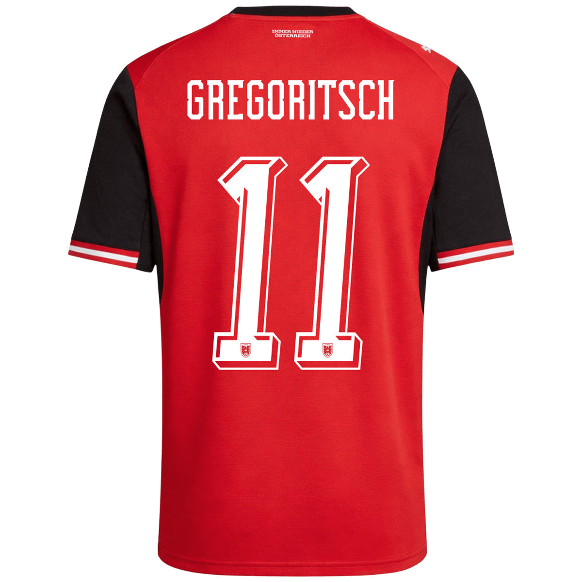 GREGORITSCH #11 Austria Home 2026 World Cup Jersey