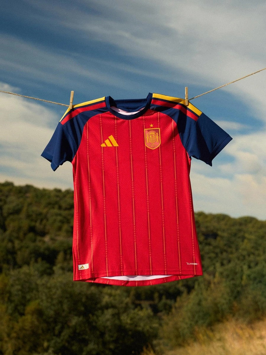 [Authentic] Spain Home Long Sleeve 2026 World Cup Jersey