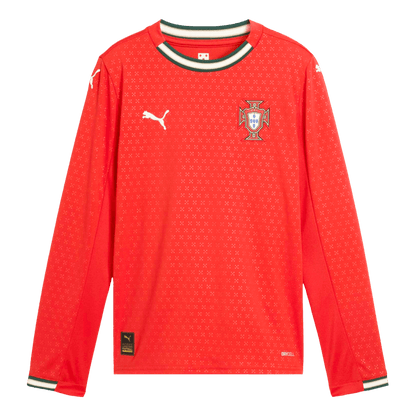Portugal Home Long Sleeve Soccer Jersey 2025