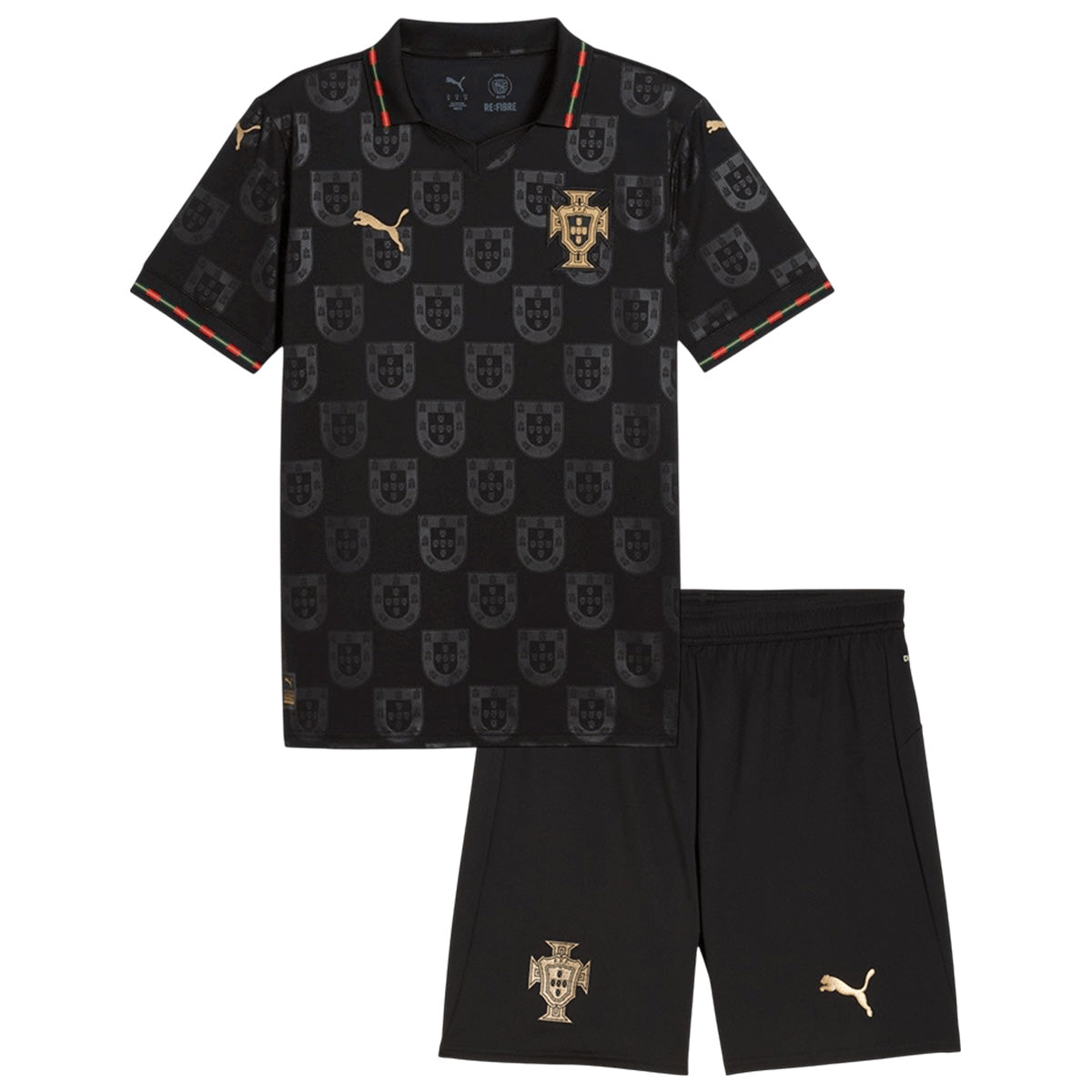 Kids Portugal 'Black Panther' Special Edition Soccer Kit 2026