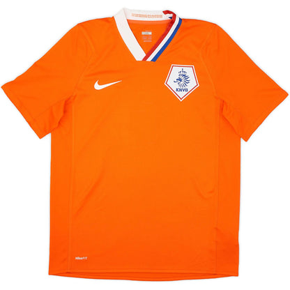 V. NISTELROOY #9 Retro Netherlands Home Jersey 2008 Euro Cup Jersey