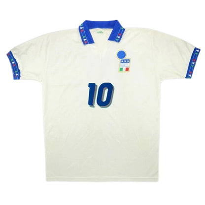 R.Baggio #10 Retro Italy Away Jersey World Cup 1994