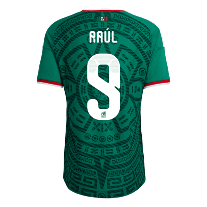 Raúl #9 Mexico Home Soccer Jersey 2026 Player Version