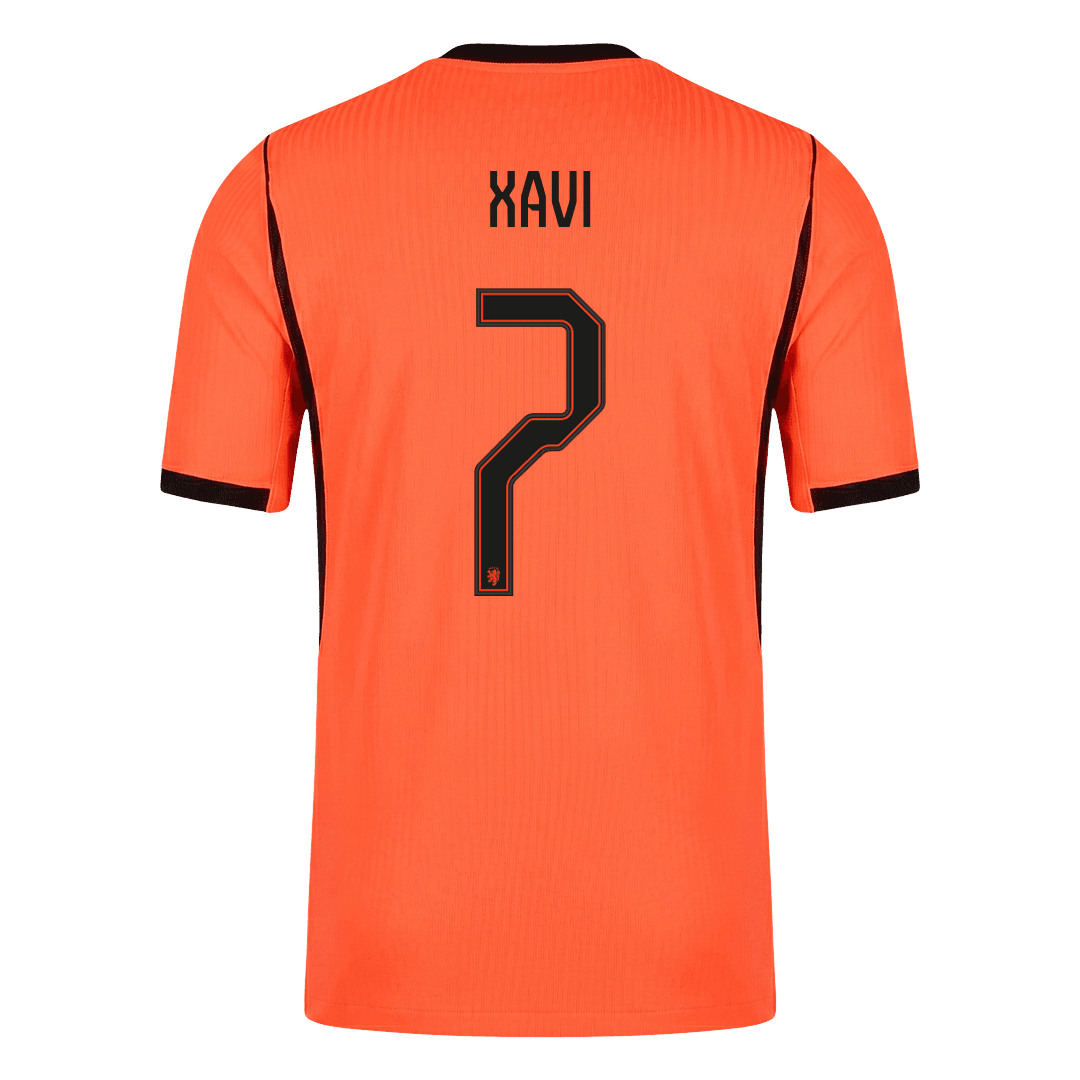 XAVI #7 Netherlands Home Soccer Jersey 2026 Player Version